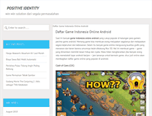 Tablet Screenshot of positive-identity.com